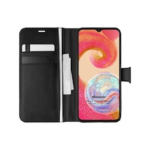 Samsung Galaxy A04e İçin Kılıf Delux Leather Wallet Siyah Galaxy A04e İle Uyumlu Kılıf - Siyah Diğer
