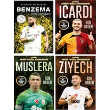 Benim Futbol Kahramanım İcardi - Muslera - Ziyech - Benzema Poster Sticker Futbolcu Kartı Hediyeli
