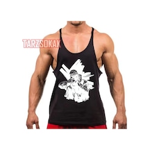 Tarzsokak Gym Tank Top Fitness Sporcu Atleti Gym89 Siyah