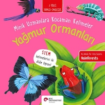 Yağmur Ormanları- Minik Uzmanlara Kocaman Kelimeler İki Dilli Türkçe-ingilizce