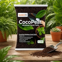 5 Litre Hindistan Cevizi Kabuğu Torfu Cocopeat Sülük Salyangoz Sürüngen Amfibi Kemirgen Yatağı