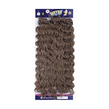 Sister Afro Dalgası Saç - Açık Kahve 8
