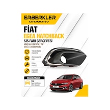 Egea Hatchback - Nikelajlı Desenli Tip Sis Farı Çerçevesi Sağ 735660958 - Erb909