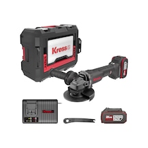Kress Kuh10.2 20volt 4.0ah. Li-ion Çift Akülü 125mm Kömürsüz Profesyonel Şarjlı Devir Ayarlı Avuç Taşlama