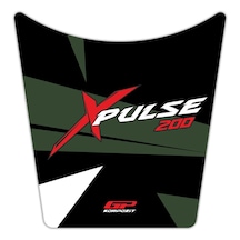 GP Kompozit Hero X-Pulse 200 2020-2023 Uyumlu Tank Pad Yeşil