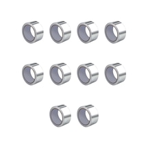 Omeyva Alüminyum Bant Soba Boru Yanmaz Tamir Bandı / 40 Mm X 10 Metre - 10 Rulo
