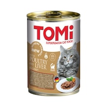 Tomi Kanatlı Eti ve Ciğerli Konserve Kedi Maması 400 G