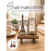 Paris Eyfel Kulesi Hediyelik Eyfel Retro Kum Saati Dekoratif Eşya Yeni Nesil Renkli
