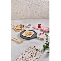 Zümrüt Gözleme Tavası 34 Cm Siyah