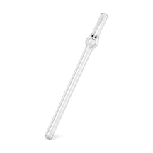 Cam Pipet - Yüz Figürlü Tasarım - 20 Cm Çok Renkli