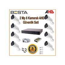 2mp Ahd 1080p Gece Görüşlü 8 Kameralı Güvenlik Sistemi 22673111