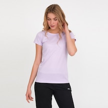 Slazenger RELAX IN Kadın Slim Fit Mor Tişört
