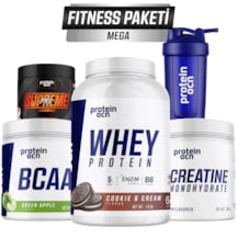 Fıtness Paketi Mega -cookie & Cream / Yeşil Elma