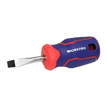 Workpro Wp221024 6.5x38mm Cr-v Manyetik Profesyonel Düz Topaç Tornavida Fr Wp221024