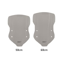 GP Kompozit Kymco DTX 250 / 360 2021-2024 Uyumlu Ön Cam Füme 60 cm