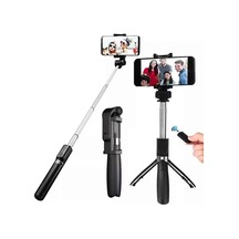 Kompakt Bluetooth Kumandalı Selfie Çubuğu Ve Tripod