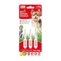 Bio Petactive Nature Magela 1-10 KG Köpek Pire Damlası 3 x 1.5 ML