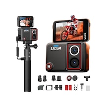 Sjcam Sj30 8k Starlight Çift Objektifli Aksiyon Kamerası - 48m, Flip Dokunmatik Ekran, Gece Görüşü, 6 Eksenli Sabitleme, 95 Ft Su Geçirmez, Ses Kontrolü, 2000 + 4200mah Piller, Vlog Ve Seyahat İçin