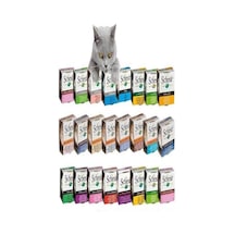 Schesir Karışık Kedi Konserve Maması 24 Adet