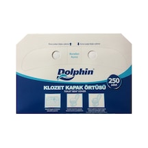 Dolphin Kağıt Klozet Kapak Örtüsü 250'li