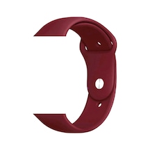 Ekılıf - Apple Uyumlu  Watch 38mm - Kordon Klasik Kordon - 27-wine Red