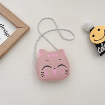 Dancemonkey Yeni Ve Sevimli Sevimli Pembe Para Omuz Oğlan Moda Mini Kız Kedi Karikatür Çocuk Çocuk Çantası Çantaları Çanta Çanta Bozuk Askılı Dy Pembe