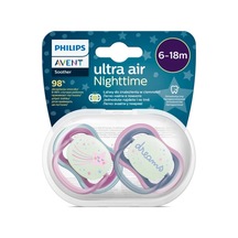 Mey İthalat Ultra Air Gece Emzik 6-18 Ay Kız