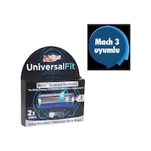 Universalfit 3 Bıçaklı Erkek Sistem Tıraş Bıçağı Kartuşu 2 Adet