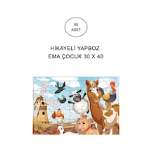 Hikayeli Yapboz Ema Çocuk 30 X 40 - 40 Adet