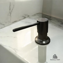 İsaoğlu Yapı Antrasit Sıvı Sabunluk Antrasit Gri Ankastre Mutfak Sabunluk Diğer