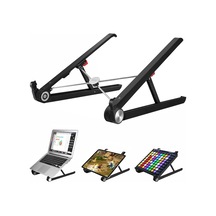 Bix Saıjı X1 Laptop Sehpası, Katlanabilir, Tablet Sehpası, Alüminyum Alaşım, Online Sınıf Çalışması, Duruşu İyileştirme, Isı Dağılımı Macbook, İpad Ve 10-15,6 İnç Olan Tüm Cihazlar İle Uyumlu. Siyah