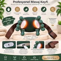Çift El Şeklinde Boyun Ve Omuz Masaj Aleti 5v - 2000mah 165x155x135mm Dp-770 5691