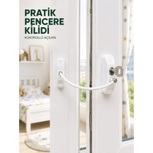 Çocuk Güvenliği İçin Pencere Emniyet Kilidi Anahtarlı Kablolu Güv Çok Renkli