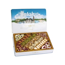 Tuğba Kuruyemiş Geleneksel Tatlar Metal Kutu 540 Gr Antalya