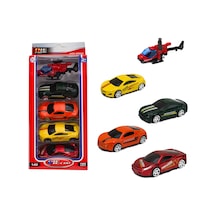 1:60 Ölçek Metal Model Arabalar 5'Li Set 7 Cm