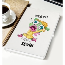Bk Gift Delileri Sevin Tasarımlı Beyaz Defter, Arkadaşa Hediye, Doğum Günü Hediyesi Kobitmeyencom29835 Bk Gift