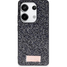 Onegif Xiaomi Redmi Note 13 Pro 4g Bright Simli Kapak - Siyah Kod: 6575