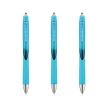 0.5 Mm İğne Uçlu Turkuaz Jel Kalem, 3'lü Set 124-Pembe