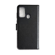 Tecno Spark 7 Uyumlu Trend S Plus Kapaklı Kılıf - Siyah