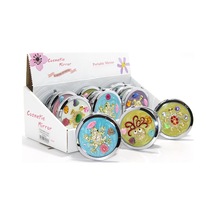 5 Adet Kabartmalı Desenli El Aynası 7 Cm Taşınabilir El Ayna, Cep Aynası, Hand Mirror Diğer