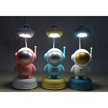 Astronot Masa Lambası Pembe