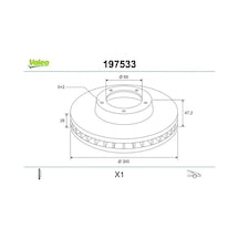 Hyundai İ30 Fren Diski On 2008-2016 Valeo 197533 2adettir