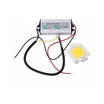 50w Led Driver 50w Power Led Renk Beyaz 50 Watt Projektör Ledi