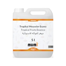 Premium Tropikal Meyveler Mum Esansı 5 Litre Şeffaf