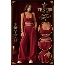 Tenfısı İkili Modal Takım bordo