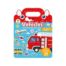 Lino Tekrar Tekrar Kullanılabilen İlk Sticker Kitabım Vehıcles Ls-501