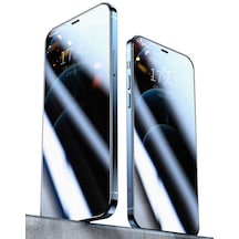 iPhone Uyumlu 12 Pro Max Hayalet Gizlilik Filtreli Tam Kapatan Rika Premium Cam Ekran Koruyucu