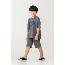 U.S. Polo Assn. U.s. Polo Assn Erkek Çocuk Bermuda 2'li Takım Füme-2531