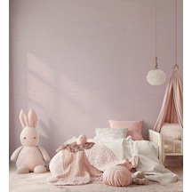 Sade Toz Pembe Dokulu 16 M2 Duvar Kağıdı 5526-2 Çok Renkli