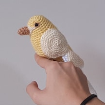 Amigurumi Kuş Oyuncak Kanarya